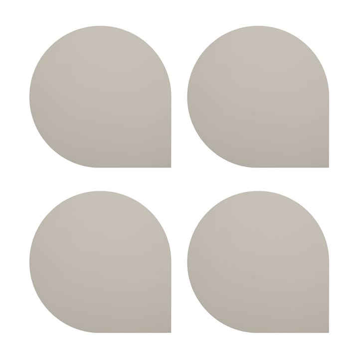 Stoa coaster 4-pack, Taupe AYTM