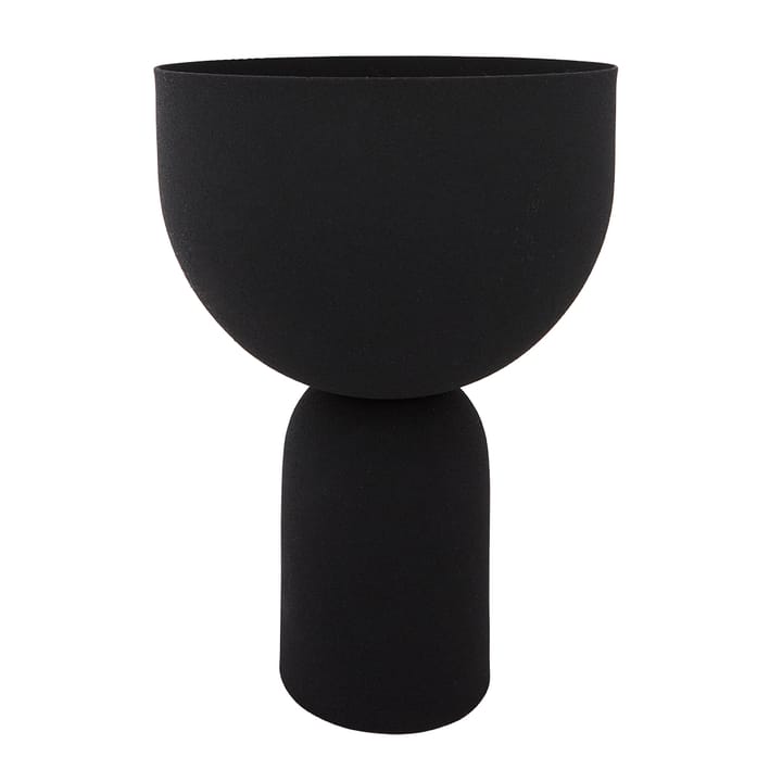 Torus flower pot Ø22 cm - Black-black - AYTM