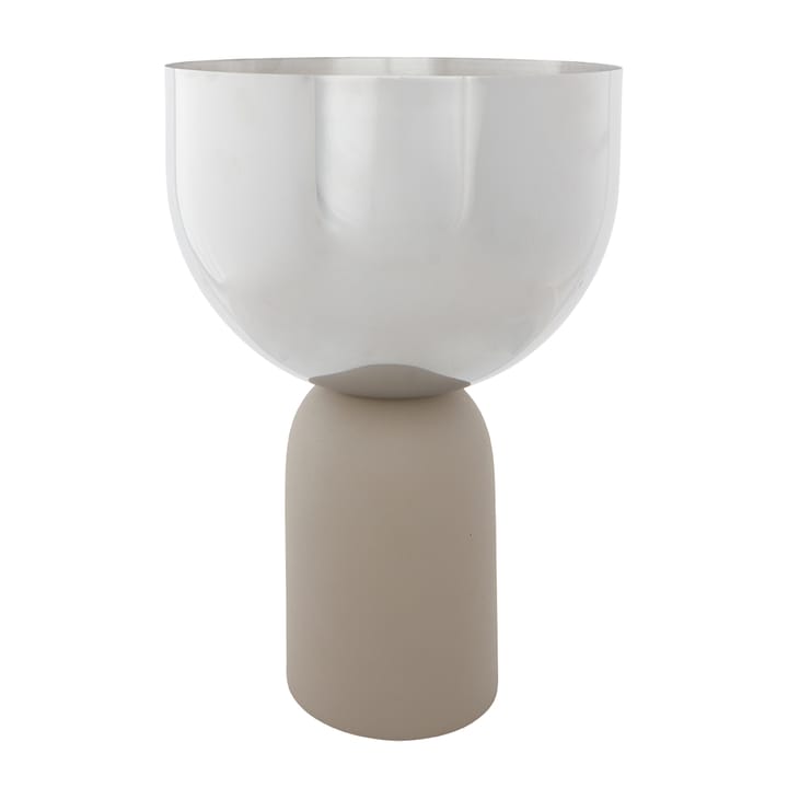 Torus flower pot Ø22 cm - Silver-taupe - AYTM