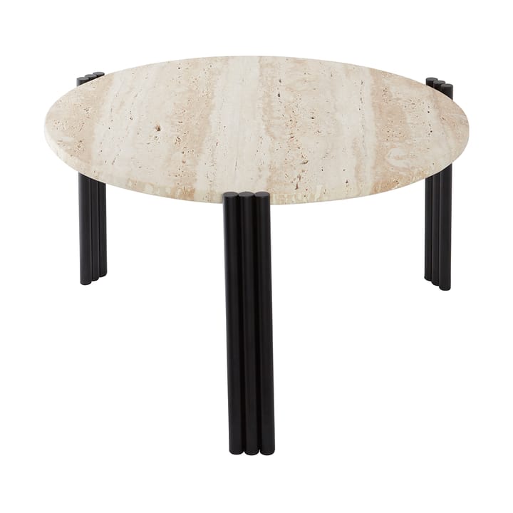 Tribus coffee table Ø60 cm - Black travertine - AYTM