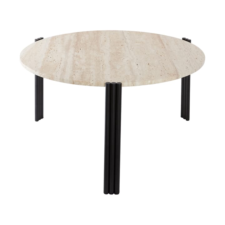 Tribus coffee table Ø80 cm - Black travertine - AYTM