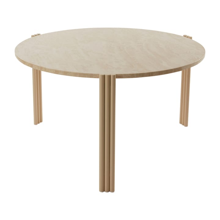 Tribus coffee table Ø80 cm - Light Sand-travertine - AYTM