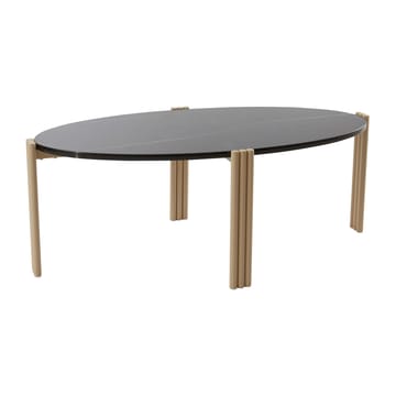 Tribus coffee table oval 92.4 x 47.6 x 35 cm - Light Sand-black - AYTM
