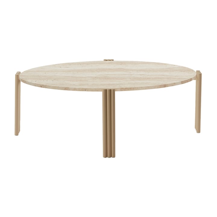Tribus coffee table oval 92.4 x 47.6 x 35 cm - Light Sand-black - AYTM