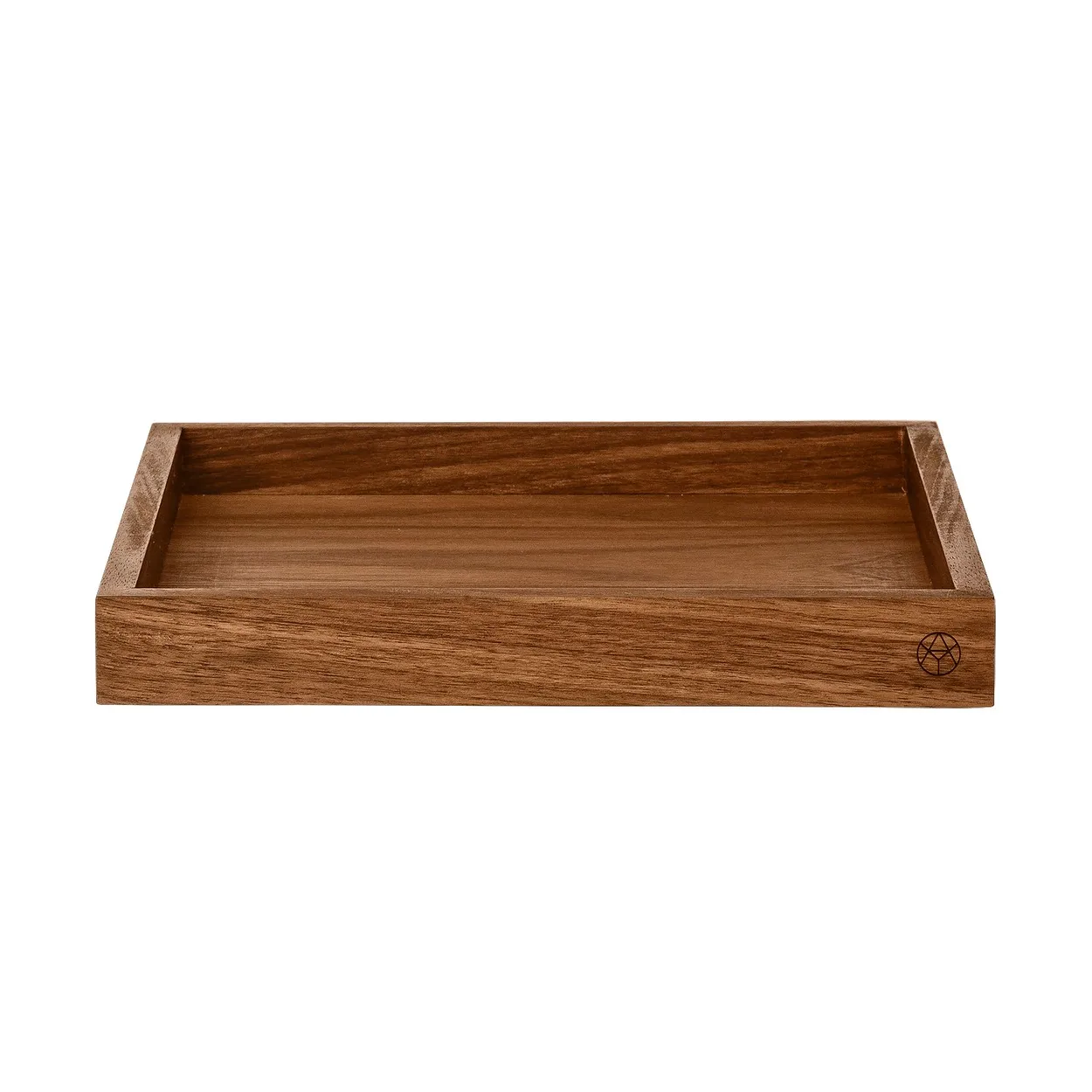 AYTM Unity square tray walnut small | Scandinavian Design | Trays | Brown
