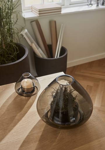 Uno lantern-vase 12 cm - Black - AYTM