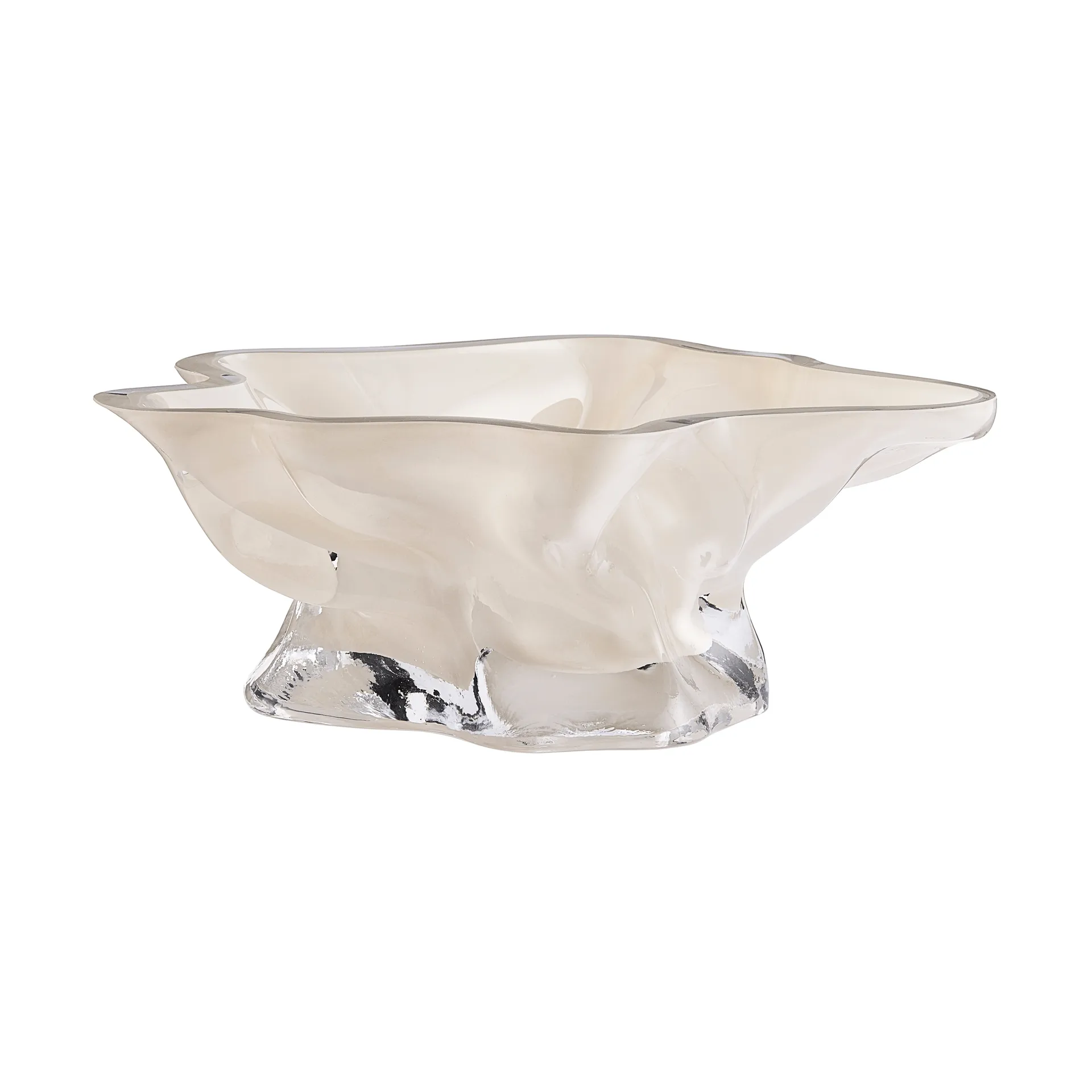 Vena decorative bowl, Dark cream AYTM