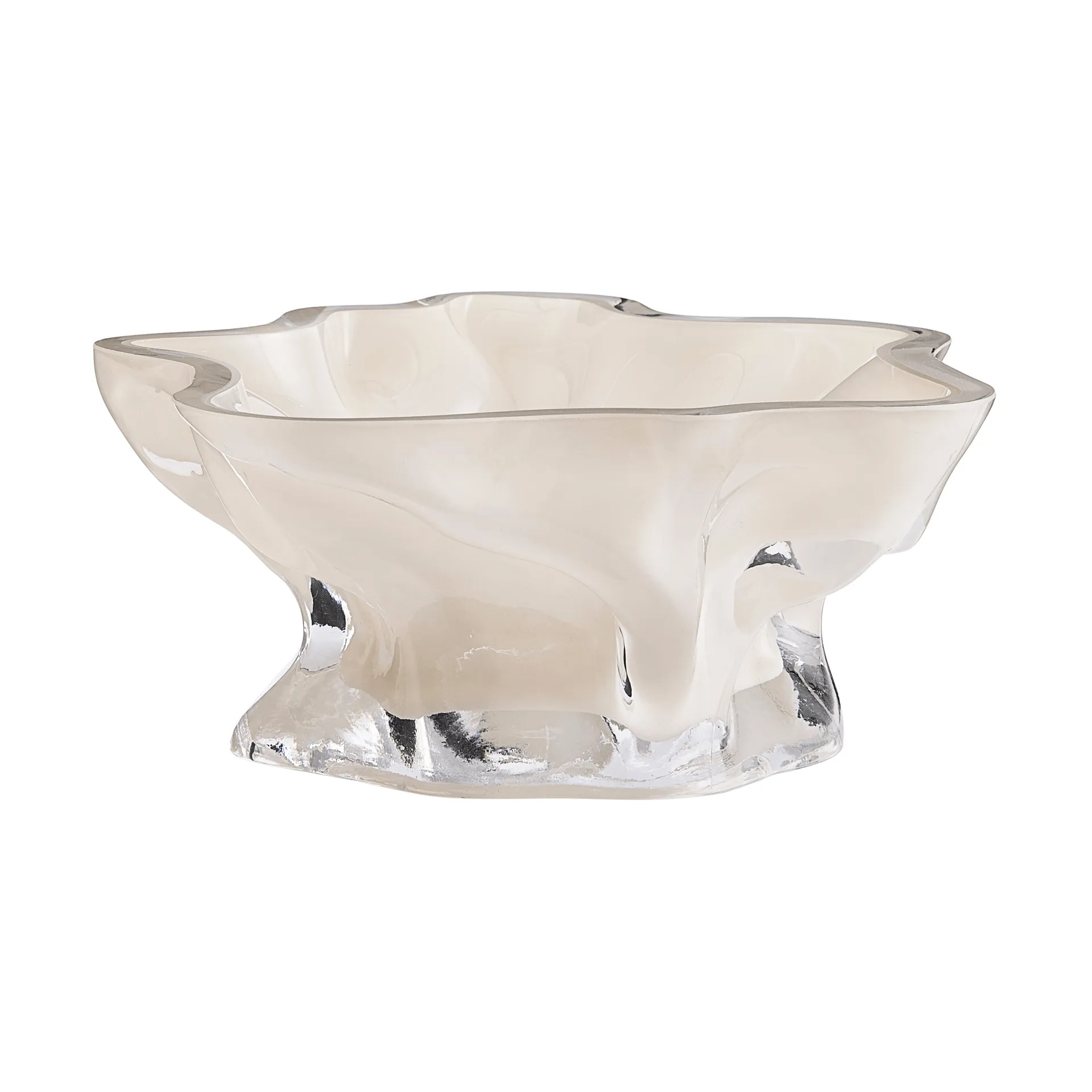 Vena decorative bowl, Dark cream AYTM