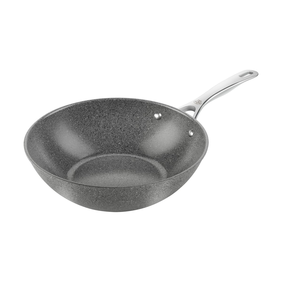 Ballarini Salina Ceramic Granit ceramic wok 30 cm | Scandinavian Design | Woks | Grey