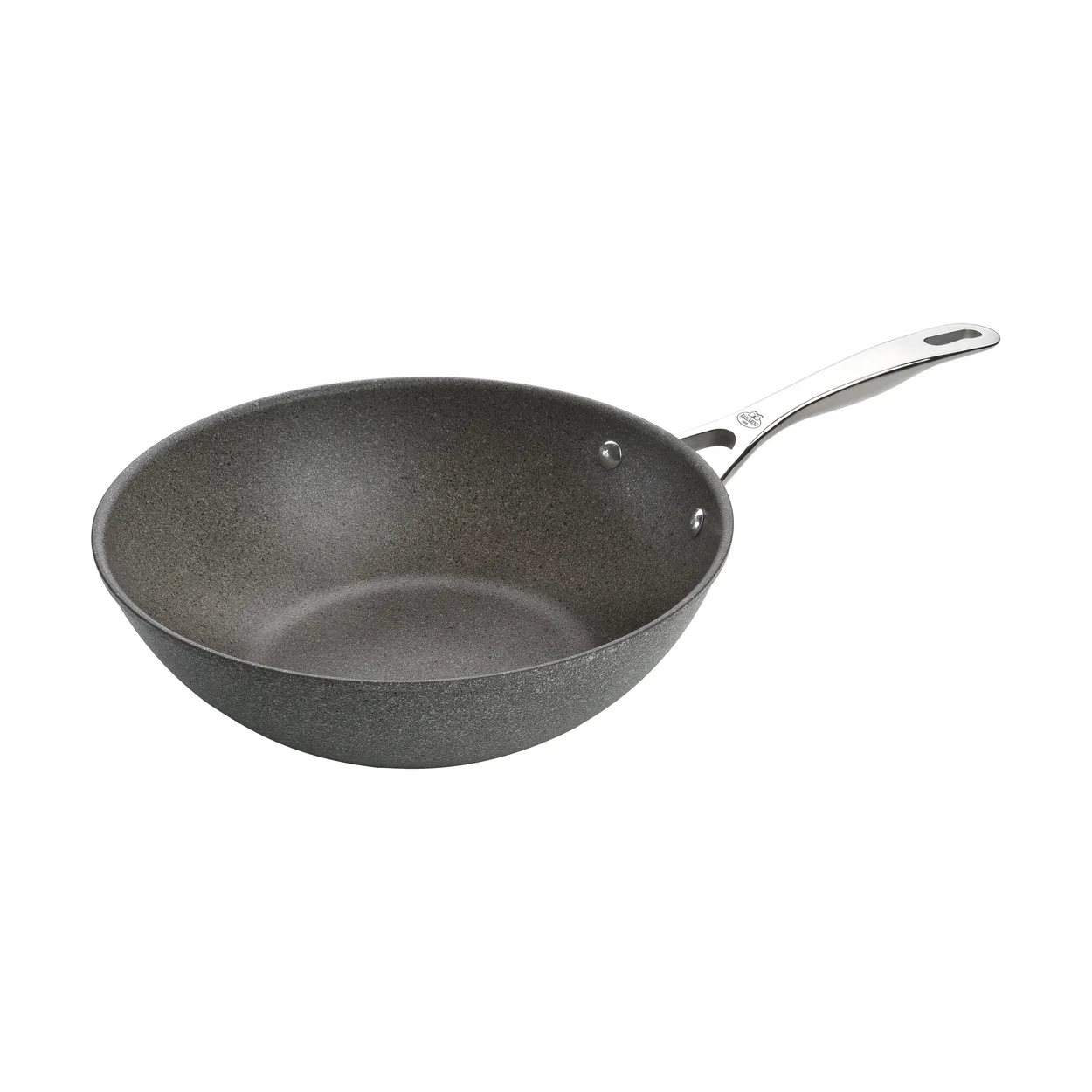 Ballarini Salina Ti-X Granite ceramic wok 30 cm | Scandinavian Design | Woks | Grey