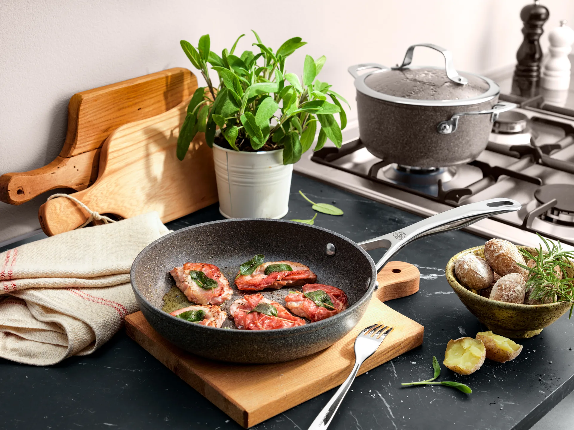 Ballarini Ti-X frying pan aluminium, 32 cm Ballarini