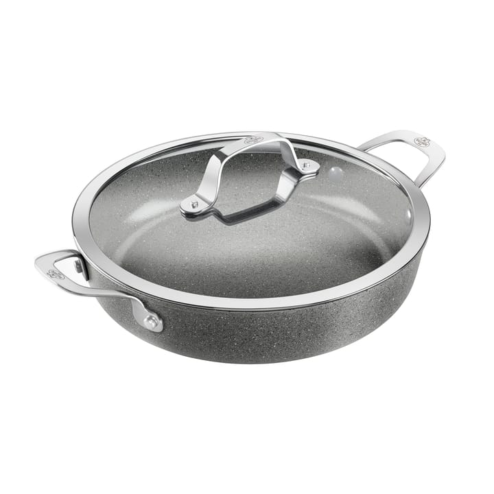 Salina Ceramic Granite serving pan with glass lid - 28 cm - Ballarini