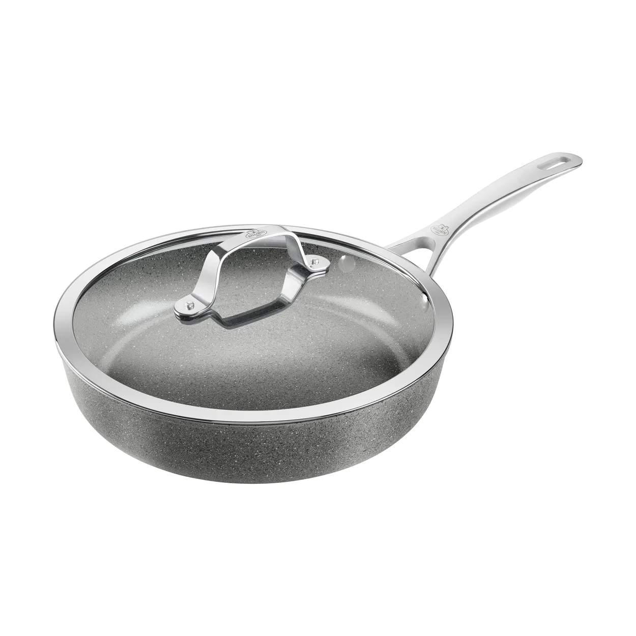 Ballarini Salina Ceramic Granite skillet with glass lid 28 cm