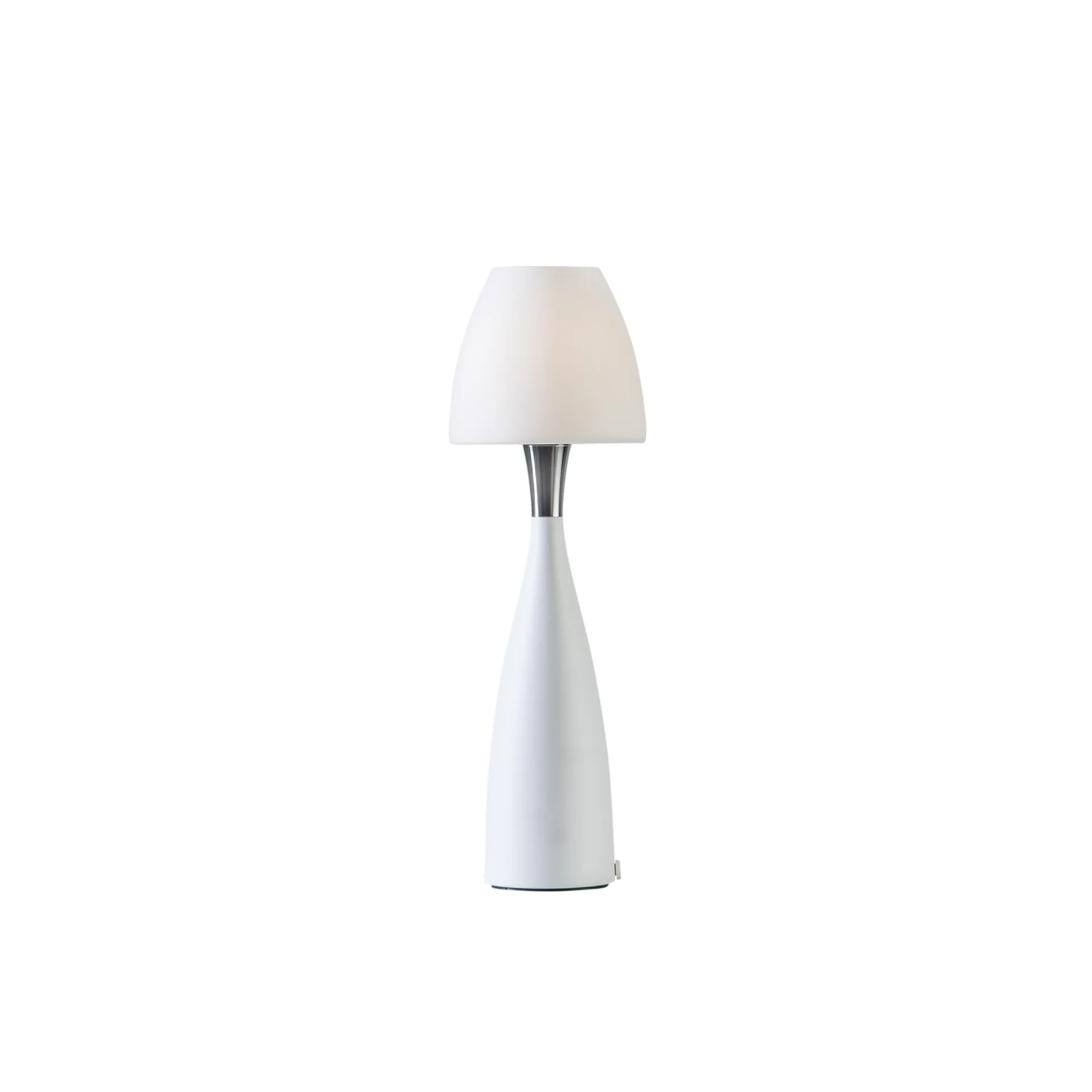 Anemon table lamp, small, white opal Belid