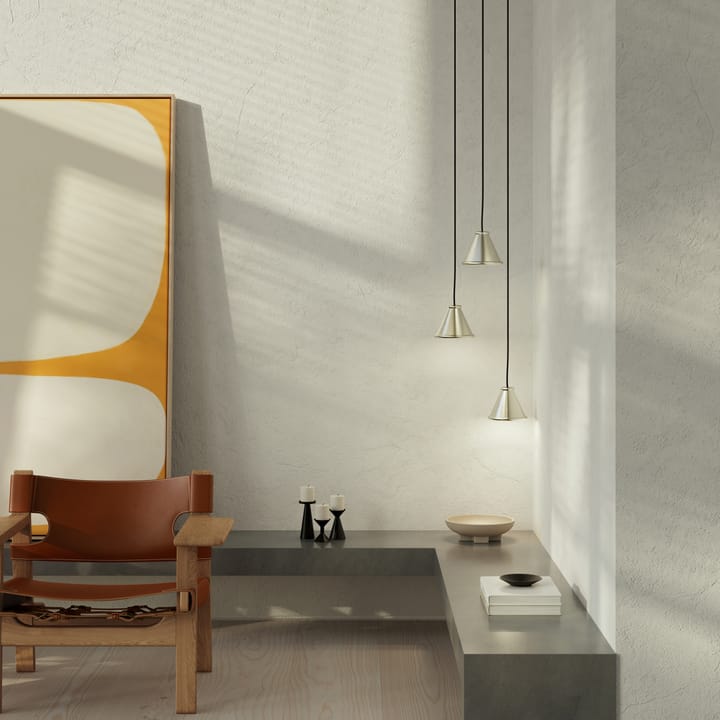 Belle pendant Ø15 cm, Brushed aluminium Belid