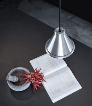 Belle pendant Ø15 cm - Brushed aluminium - Belid