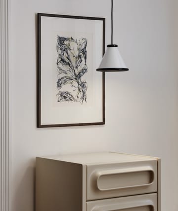 Belle pendant Ø15 cm - Glossy white-glossy black - Belid
