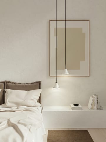 Belle pendant Ø15 cm - Glossy white-glossy black - Belid