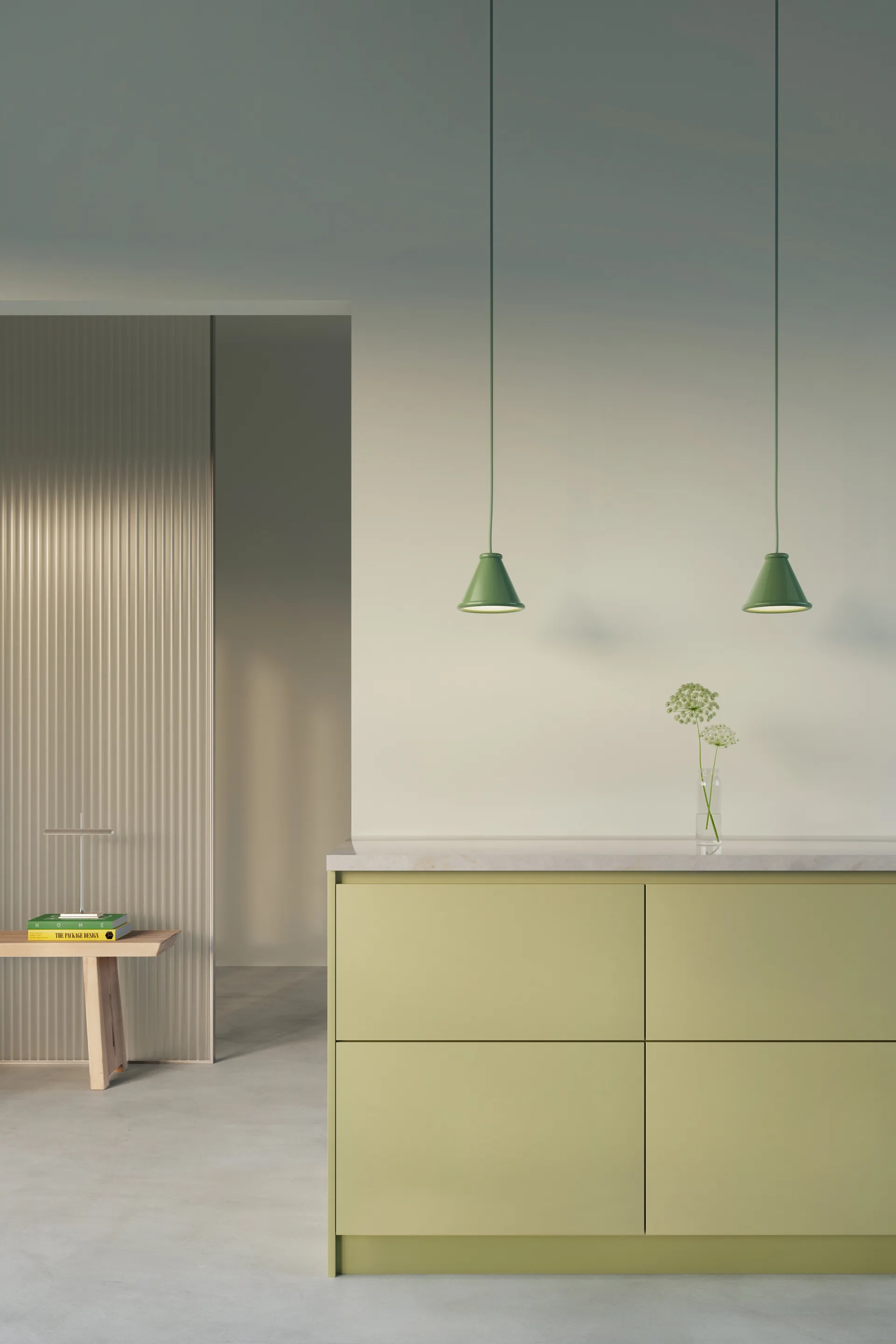 Belle pendant Ø15 cm, Reseda green Belid