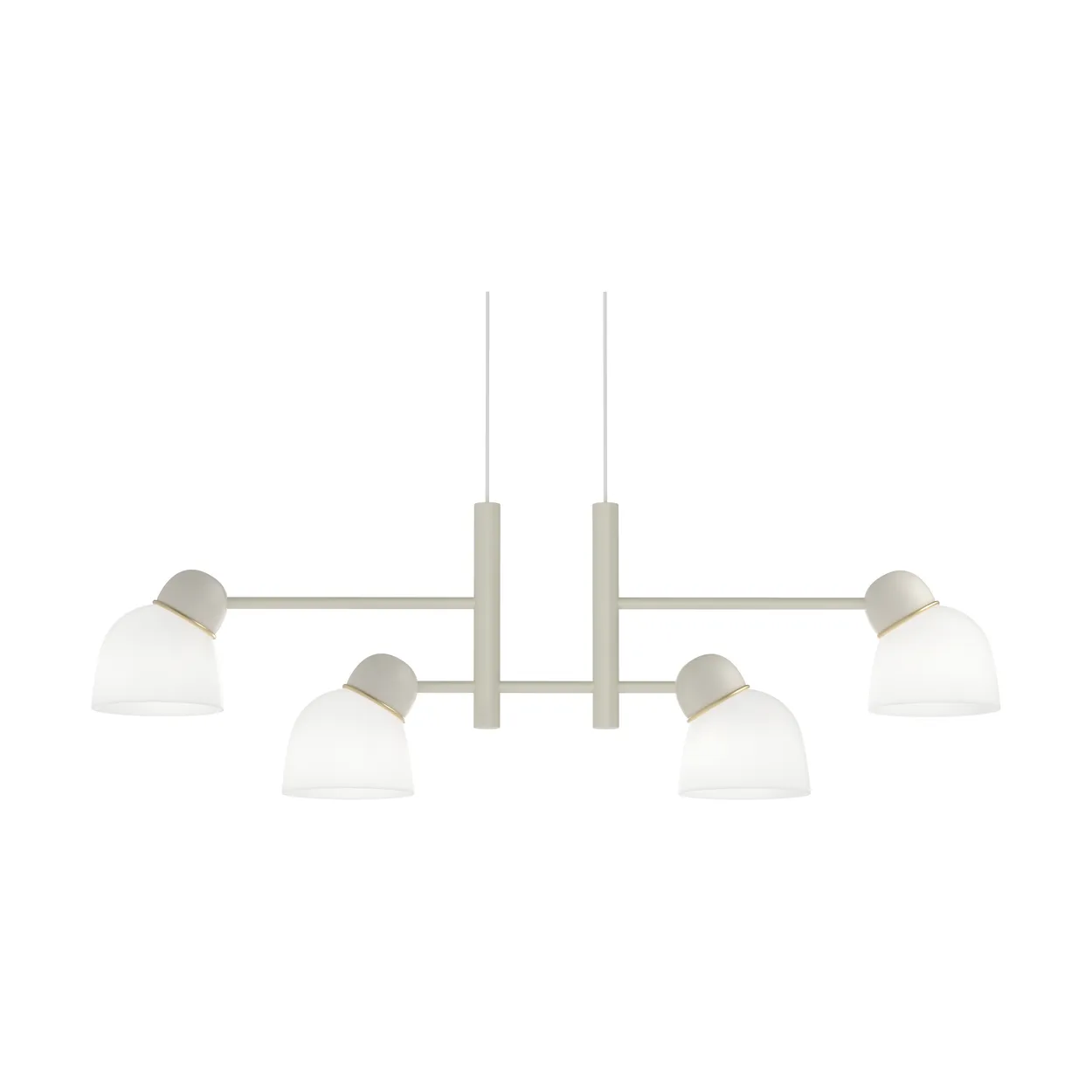 Belid Bird pendant 119.3 cm Sand-brass-opal glass | Scandinavian Design | Pendant lamps | Beige