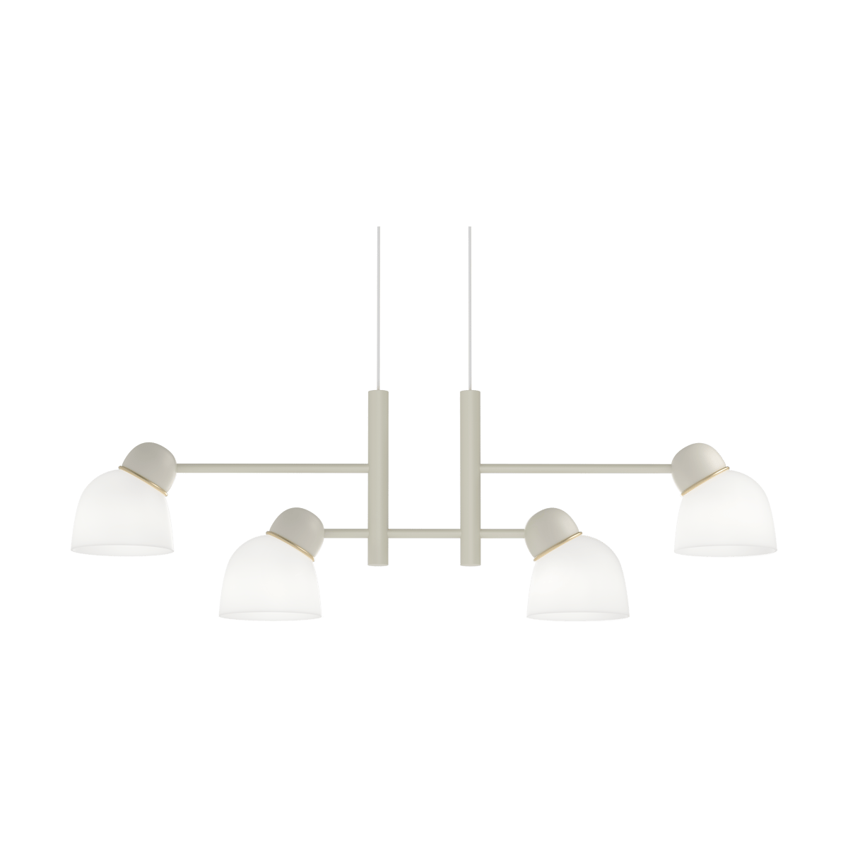 Belid Bird pendant 119.3 cm Sand-brass-opal glass | Scandinavian Design | Pendant lamps | Beige