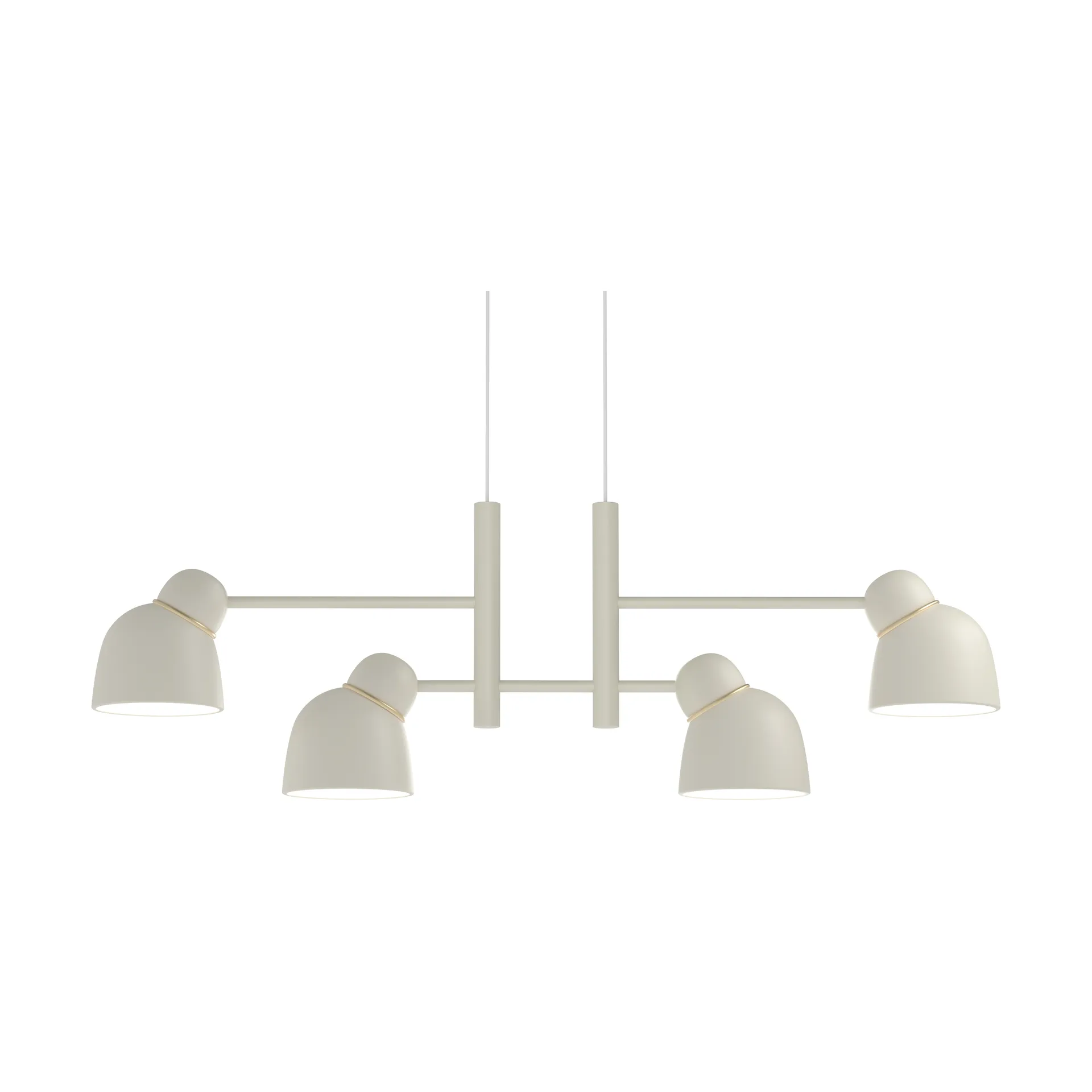 Bird pendant 119.3 cm, Sand-brass Belid