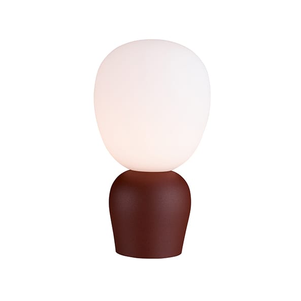 Buddy table lamp opalglass - dark rost (red-brown) - Belid