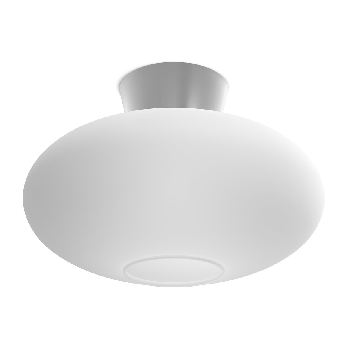 Belid Bullo ceiling lamp XL opal glass o38 cm Aluminium