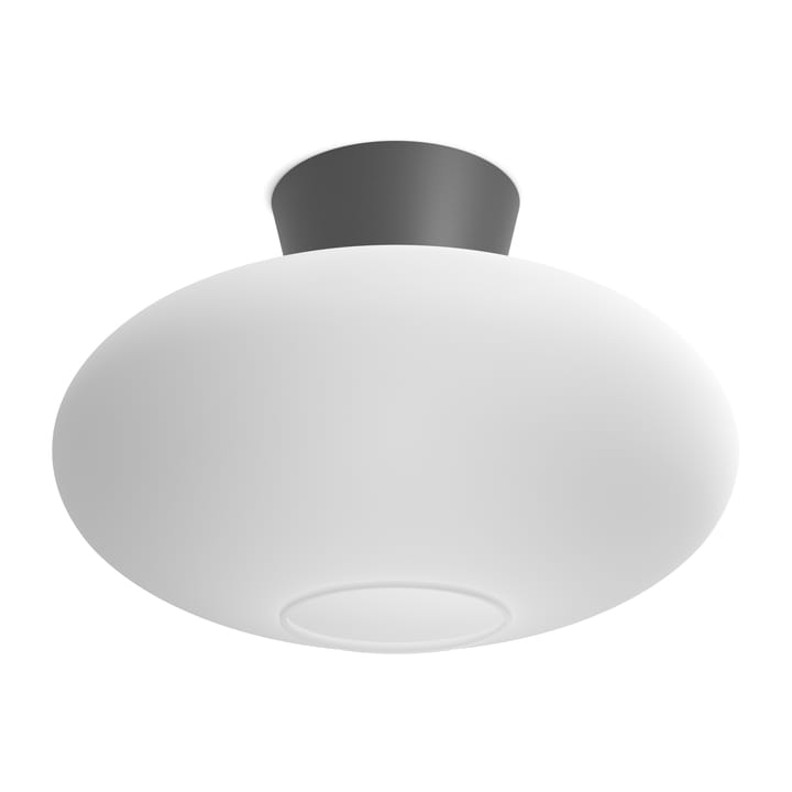 Bullo ceiling lamp XL opal glass Ø38 cm - Oxide grey - Belid