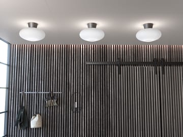 Bullo ceiling lamp XL opal glass Ø38 cm - Oxide grey - Belid