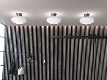 Bullo ceiling lamp XL opal glass Ø38 cm - Oxide grey - Belid