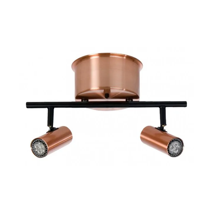Belid Cato 2-spotlight 30 cm Copper | Scandinavian Design | Pendant lamps | Gold-coloured