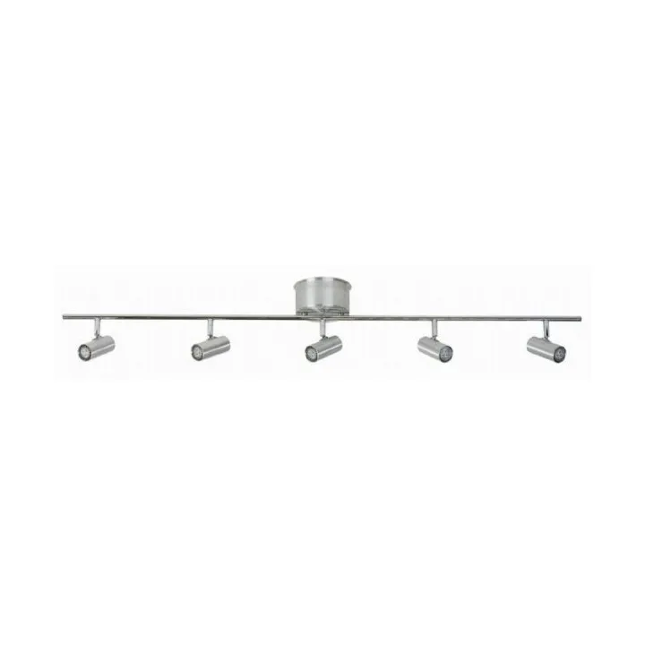 Belid Cato 5-spotlight straight 120 cm Aluminum | Scandinavian Design | Pendant lamps | Silver-coloured