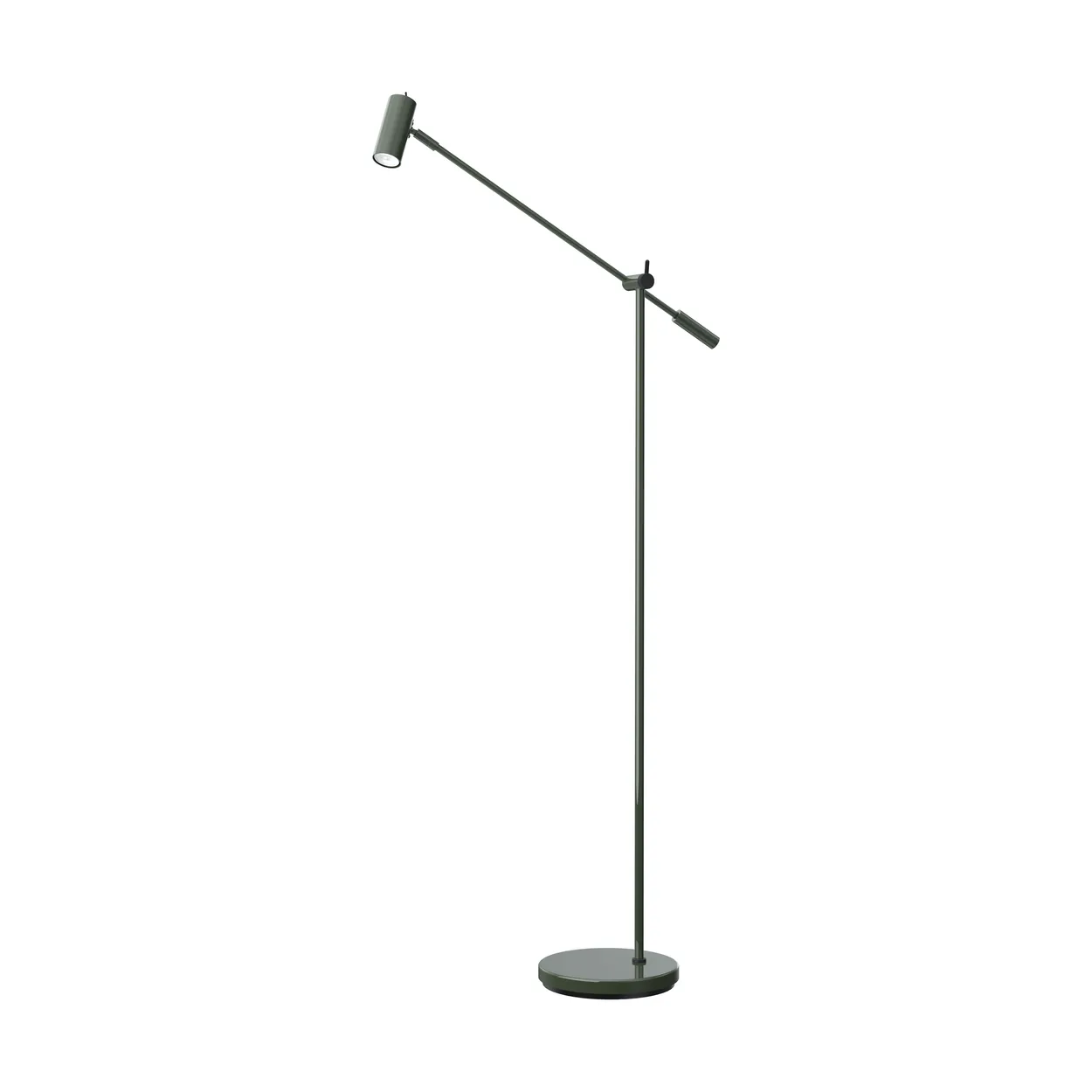 Belid Cato floor lamp 134 cm Blank forest green-matte black