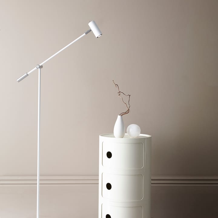 Cato floor lamp - matte white - Belid