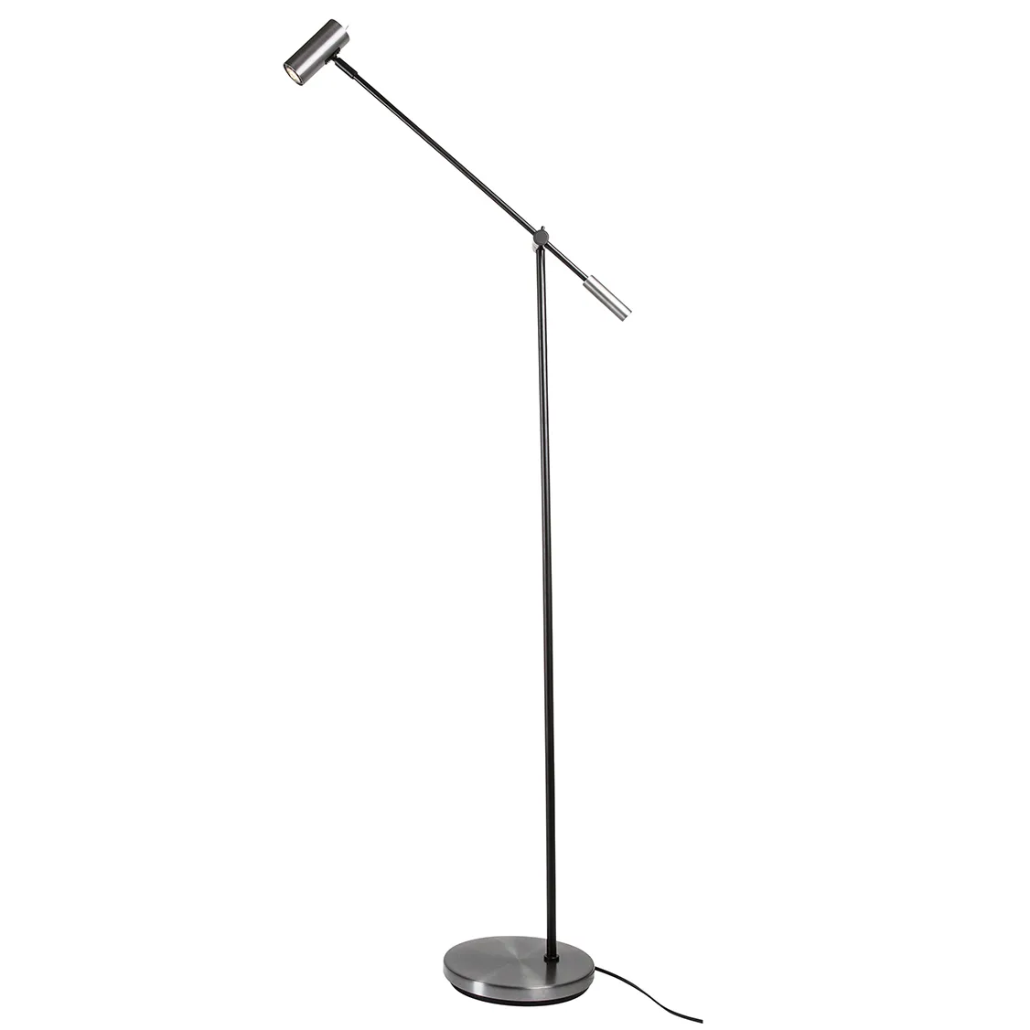 Cato floor lamp, oxide grey-black Belid