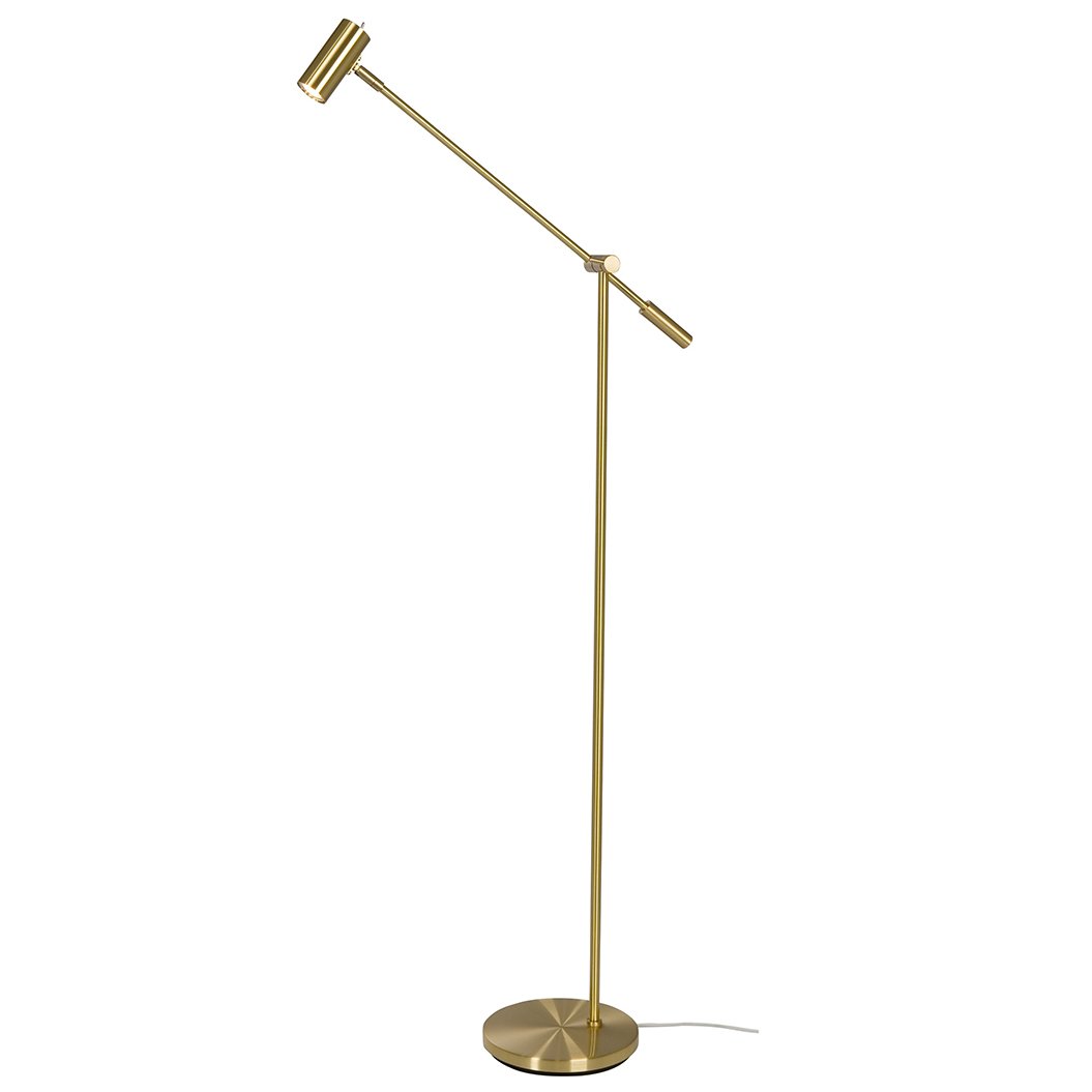 Belid Cato floor lamp polished brass | Scandinavian Design | Floor lamps | Gold-coloured