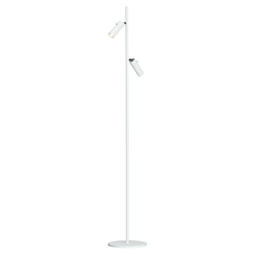 Cato Slim floor lamp double - matte white - Belid