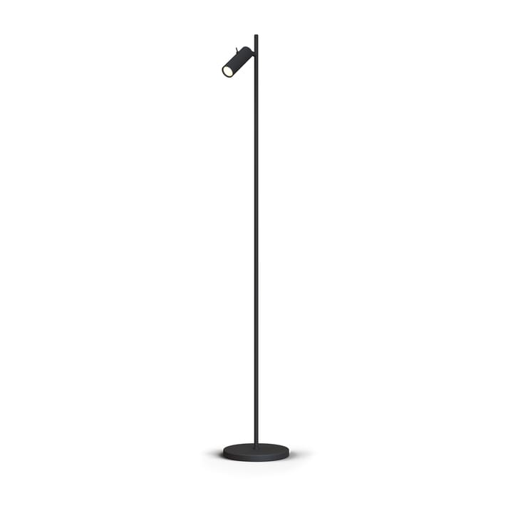 Cato Slim floor lamp single - Matte black-LED - Belid