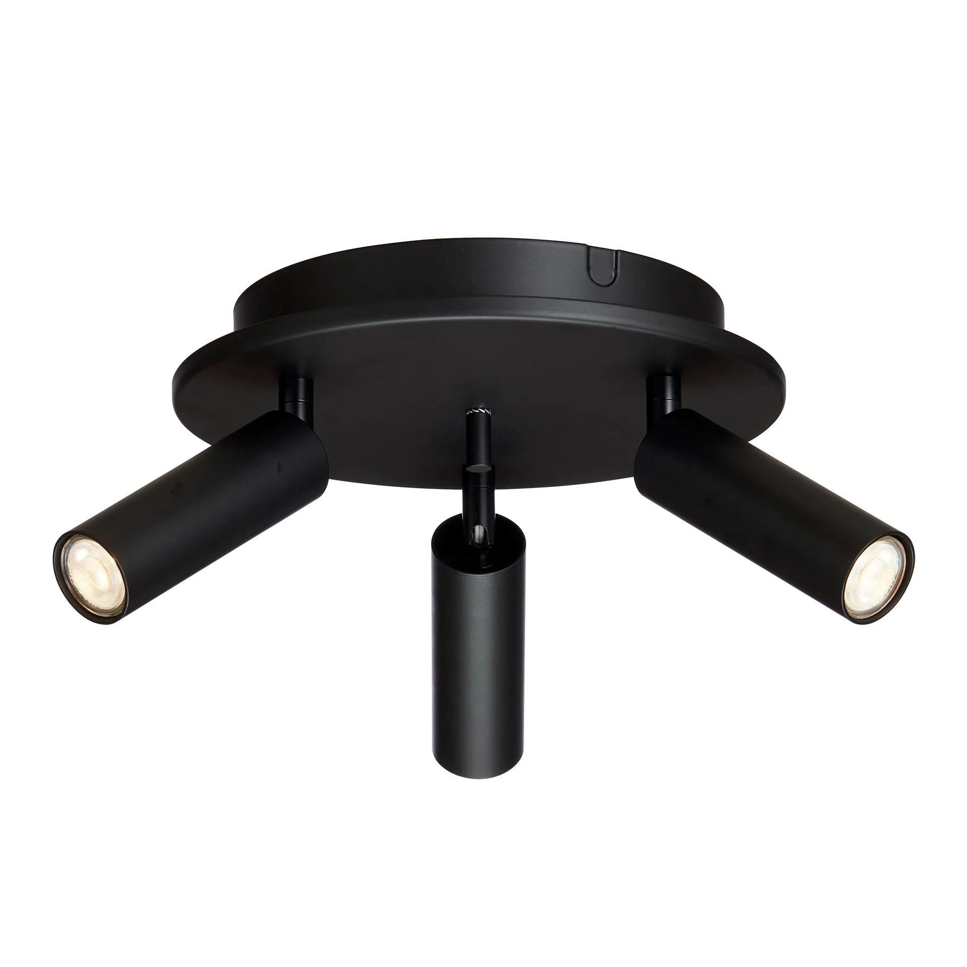 Cato Slim round spotlight rail 3, matte black Belid