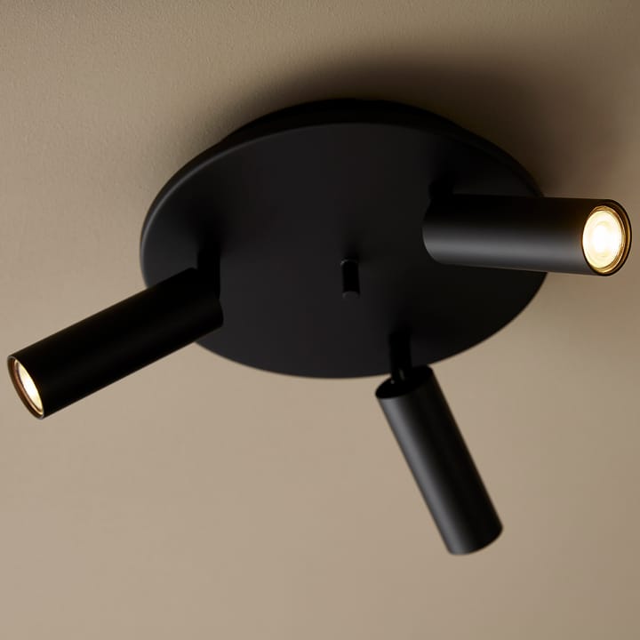 Cato Slim round spotlight rail 3, matte black Belid