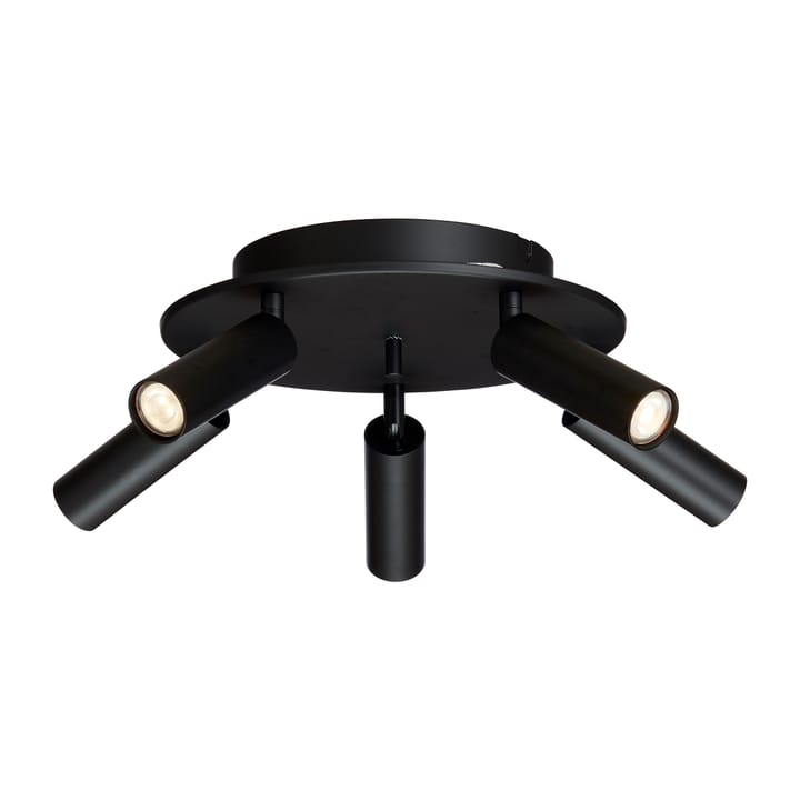Cato Slim round spotlight rail 5 - Matt black-LED - Belid