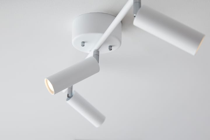 Cato Slim spotlight rail 3 - Matt white-LED - Belid