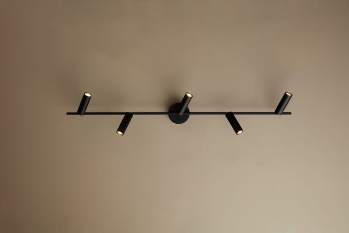 Cato Slim spotlight rail 5, Matt black-LED Belid
