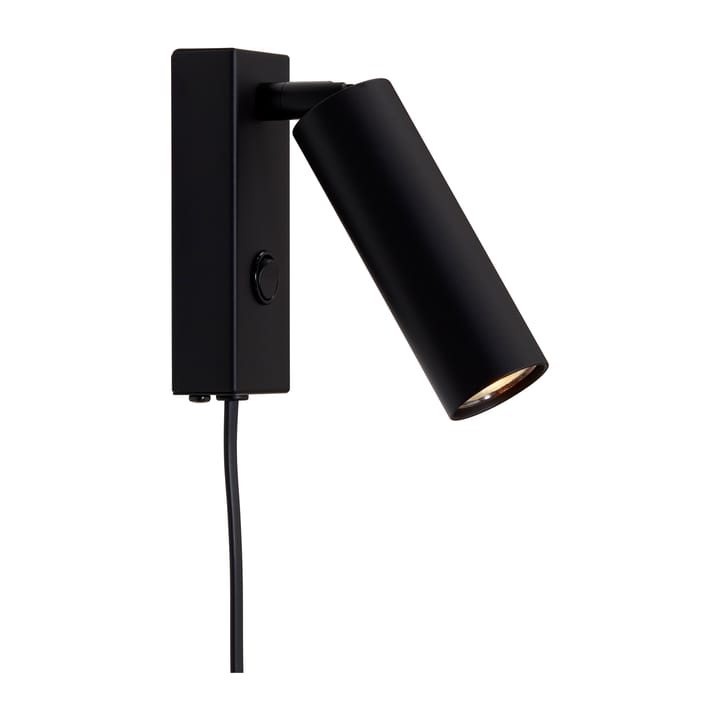 Cato Slim wall lamp - Matt black-LED - Belid