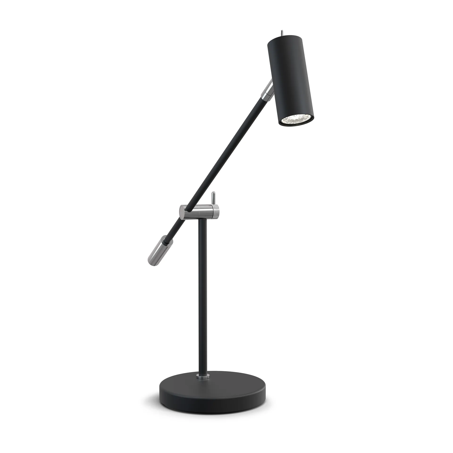 Cato table lamp 48 -5 cm, Matte black-silver Belid
