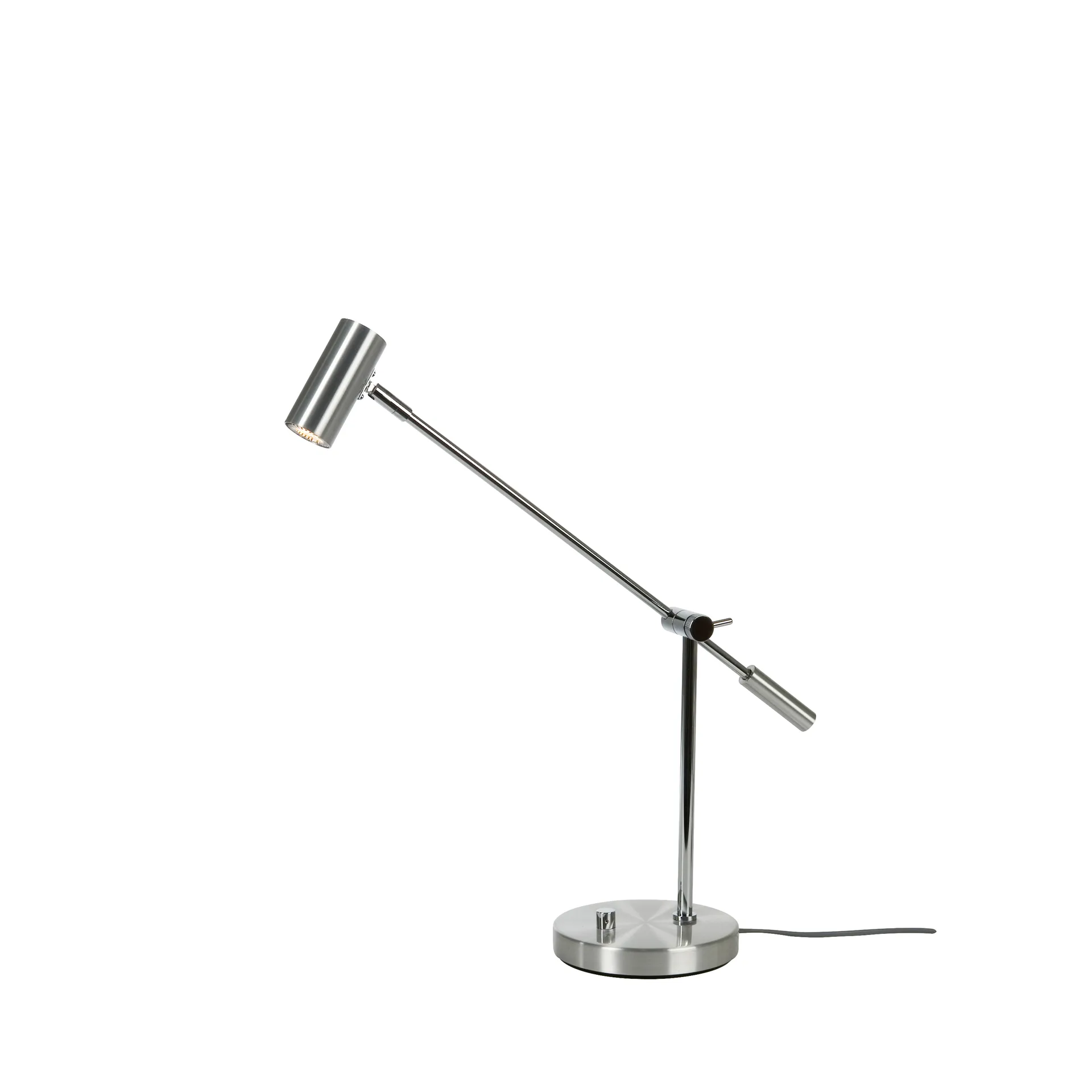 Cato table lamp, aluminium Belid