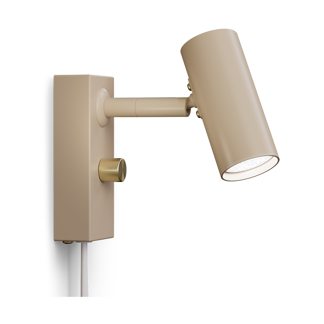 Belid Cato wall lamp Nougat-brass | Scandinavian Design | Wall lights | Brown