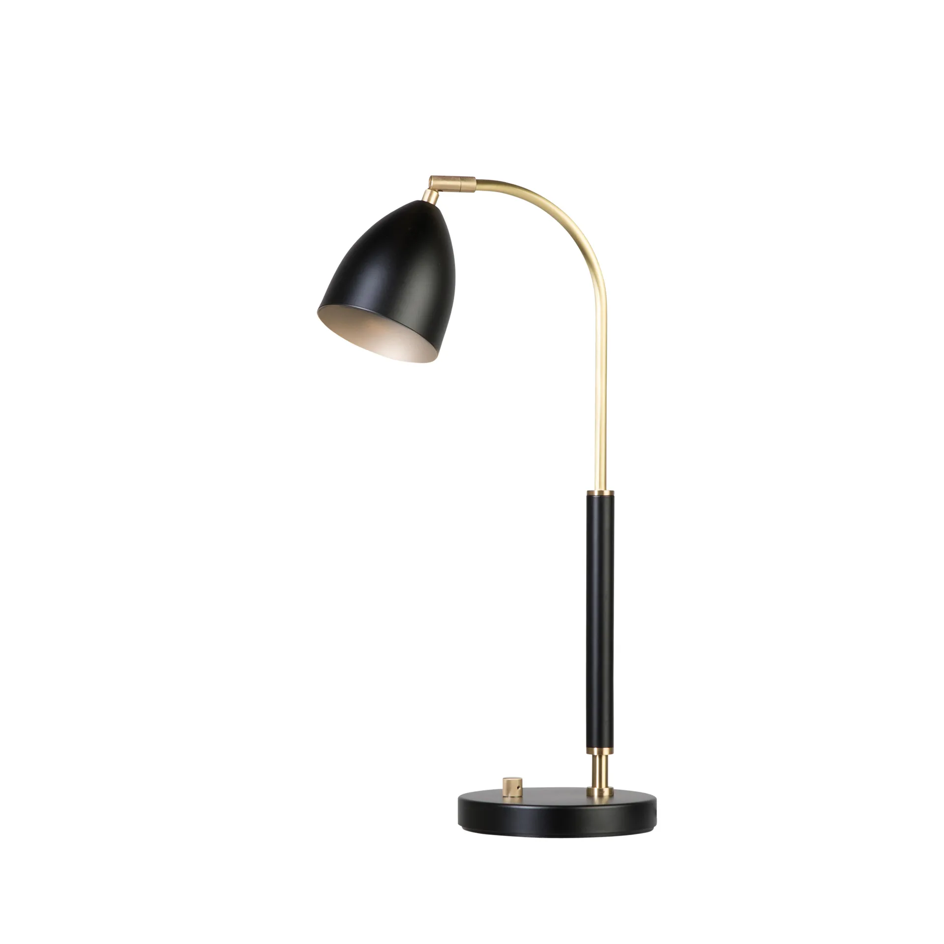 Deluxe table lamp, black, brass Belid