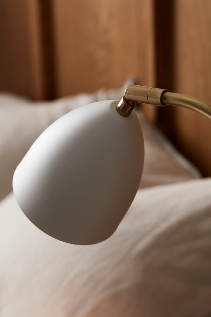 Deluxe table lamp - white, brass - Belid